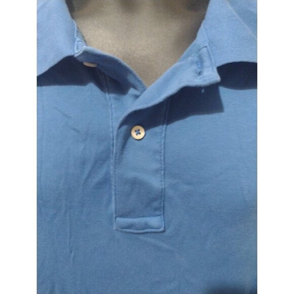 Polo Ralph Lauren Polo Shirt Adult 2XB BIG Short Sleeve Blue W/ Yellow Pony Mens - Picture 3 of 11